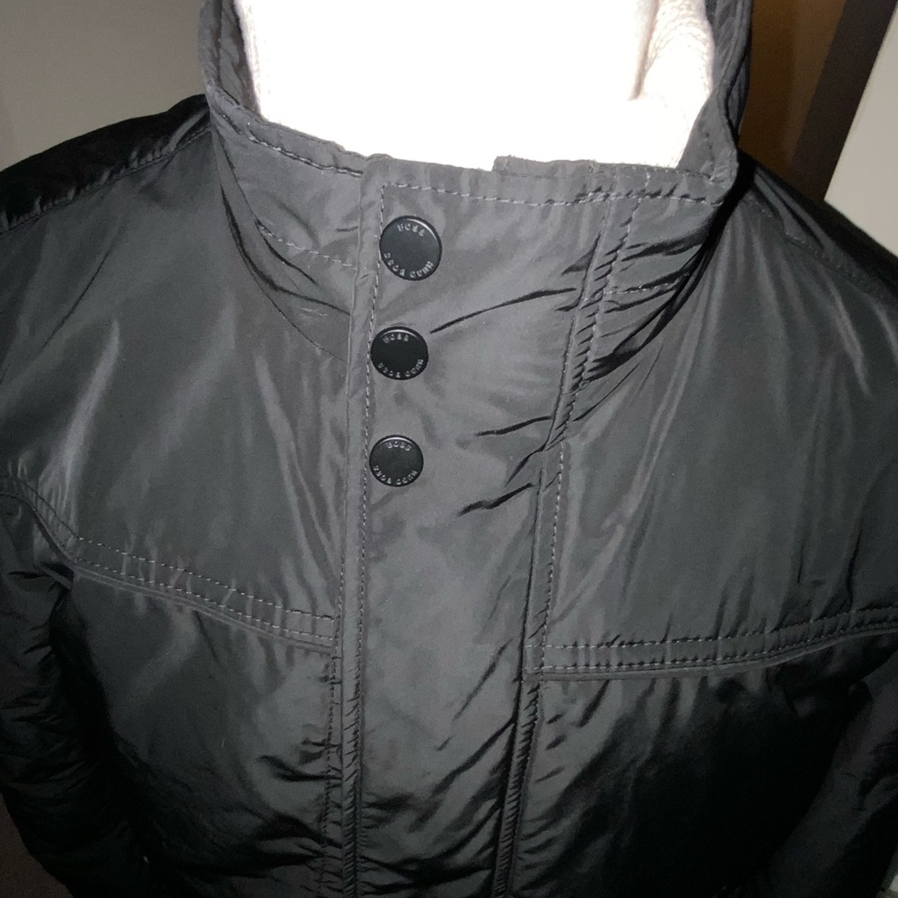 Brand new Hugo Boss Black Padded Bomber jacket Size 46R New. - Picture 7 of 15